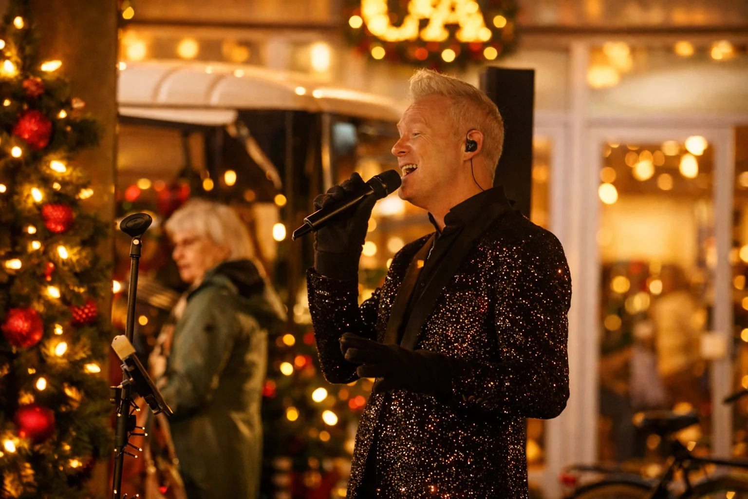 Live kerstzanger voor kerstborrel en bedrijfsfeest